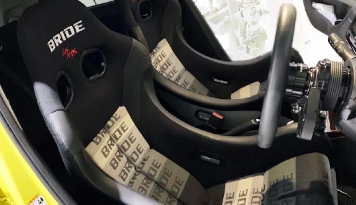 BRIDE ブリッド ZIEGIV ZIEG4 WIDE ジーグ4 ワイド グラデーションロゴ カーボン製シェル (HC1GSC BRIDE ブリッド ZIEGIV ZIEG4 WIDE ジーグ4 ワイド ブラック カーボン