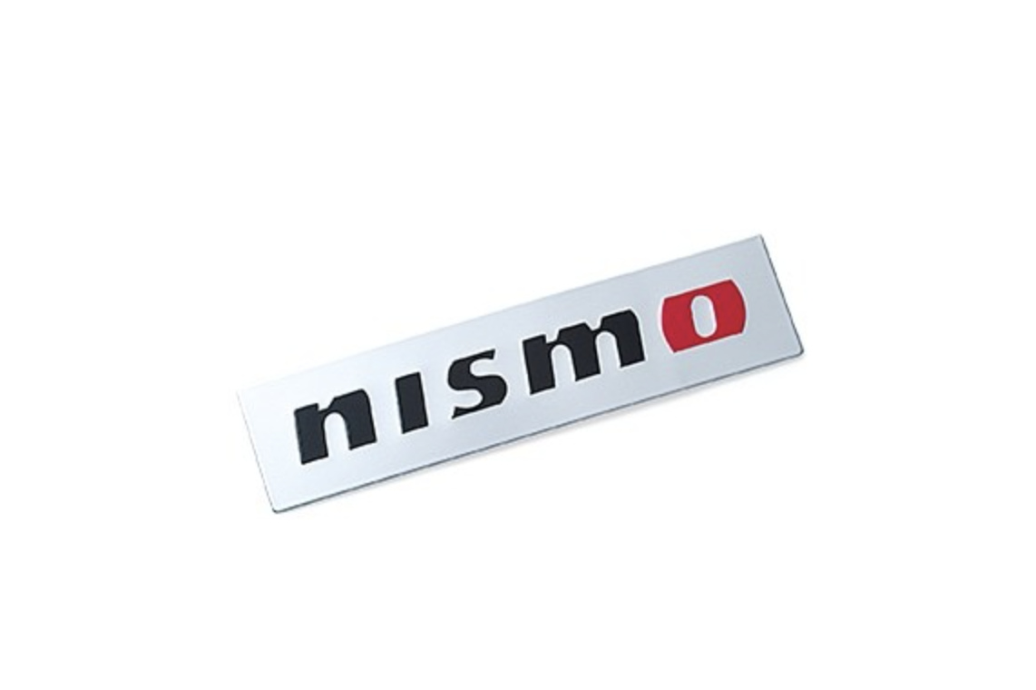 プレート NISMO 日産ライセンス商品 旧ロゴ! 旧ロゴ本物 大サイズ幅 