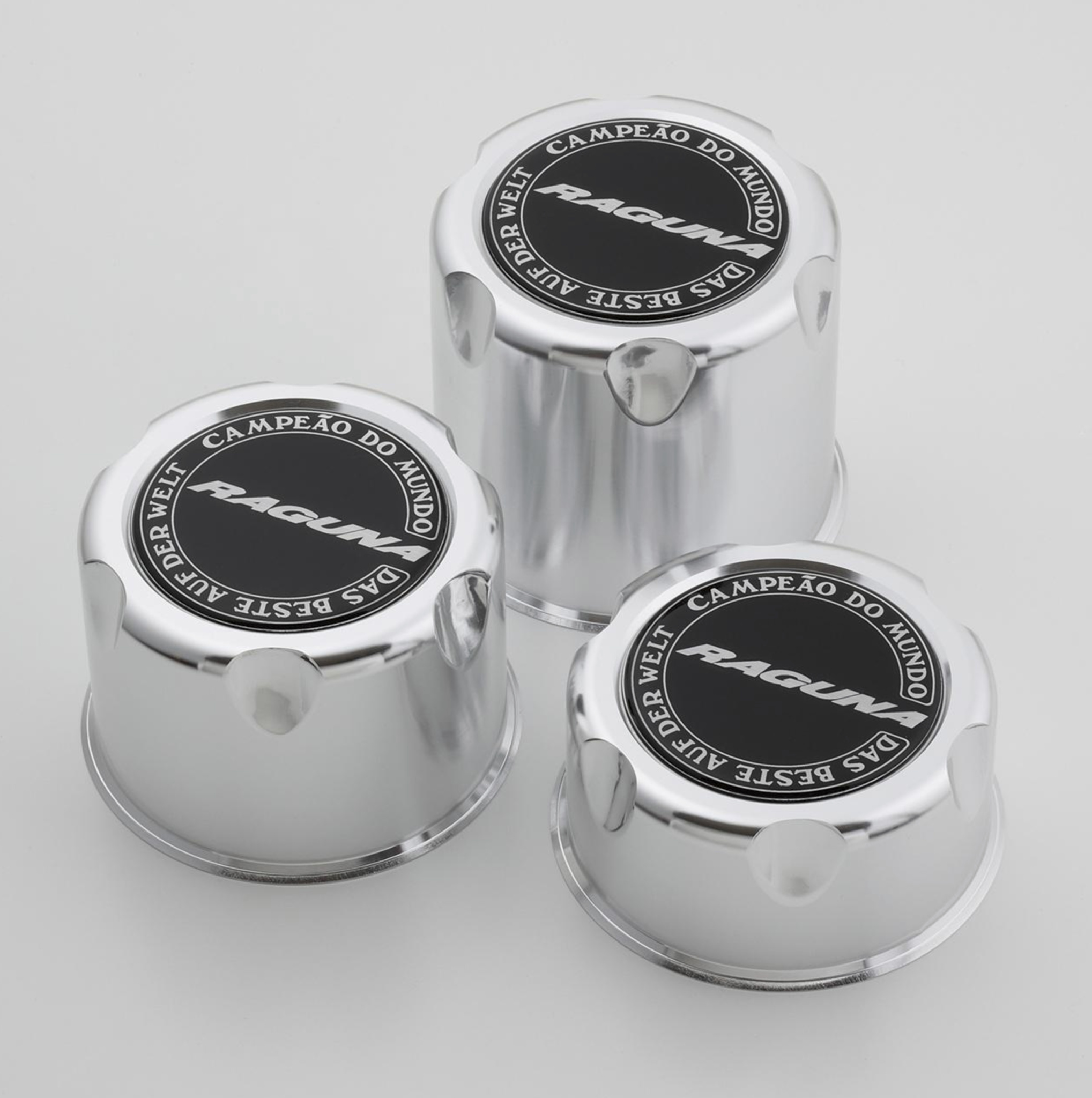 Raguna - Type A Silver Aluminum Center Caps - Nengun Performance