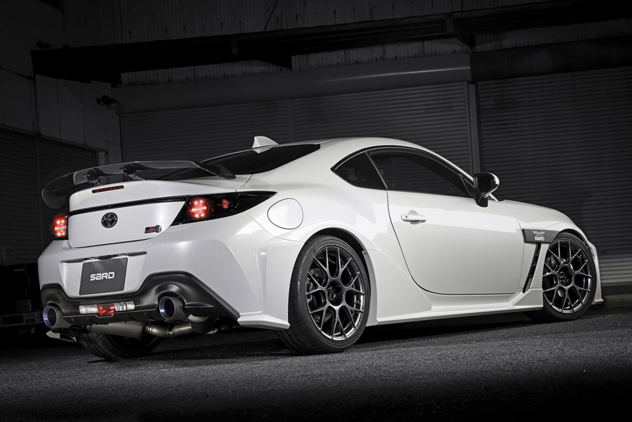 タロSAR SARD Ti-Z FULL TITANIUM 2 Tips MUFFLER for GR 86/BRZ