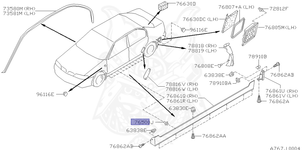 Nissan - Primera - P11E - 1997 - GT TYPE - 5 DOOR HATCHBACK(5HB) - 2 WHEEL DRIVE(2WD) - AUTOMATIC TRANSMISSION(AT) - SR20DE