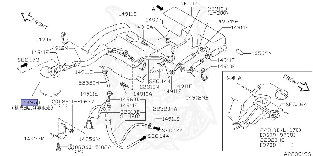 Nissan - Stagea - RS-Four - WGNC34 - 1996 - RS-FOUR/25TRS-FOUR - WAGON(W) - 4 WHEEL DRIVE(4WD) - AUTOMATIC TRANSMISSION(AT) - RB25DET