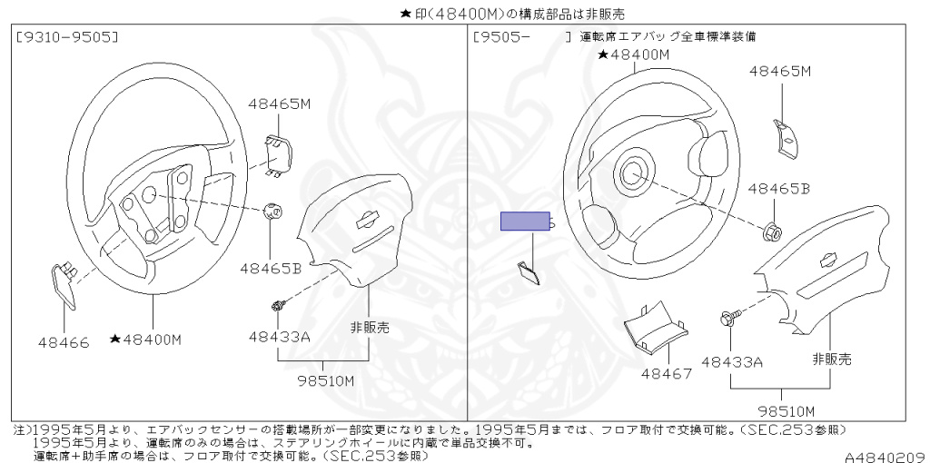 Nissan - Silvia - S14 - 1996 - JS - HARDTOP(K) - MANUAL TRANSMISSION(MT) - TWO WHEELS STEERING(2WS) - SR20DE