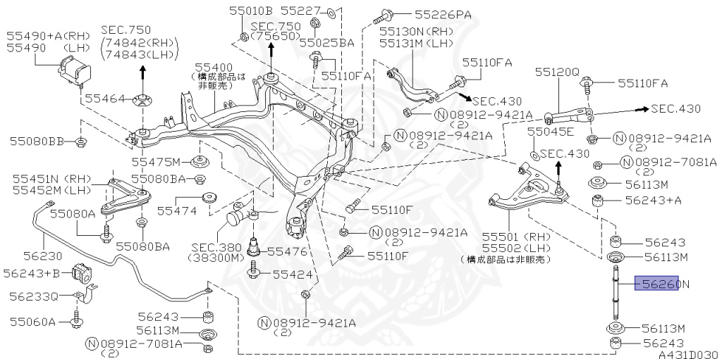 Nissan - Skyline GT-R - BNR34 - 1999 - GT-R V spec - 2 door hard top (2K) - MANUAL MISSION 6-SPEED(MT.F6) - Hi-Cas 4-Link (HI.4WD) - RB26DETT
