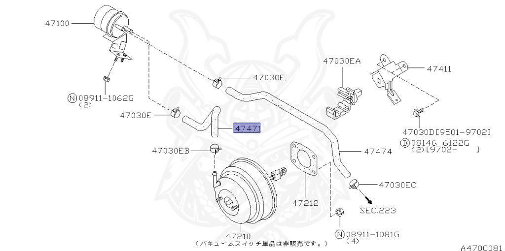 Nissan - Skyline GT-R - BCNR33 - 1995 - GTR/V - 2 door hard top (2K) - 4 WHEEL DRIVE(4WD) - MANUAL TRANS 5-SPEED(MT.F5) - HICAS - RB26DETT