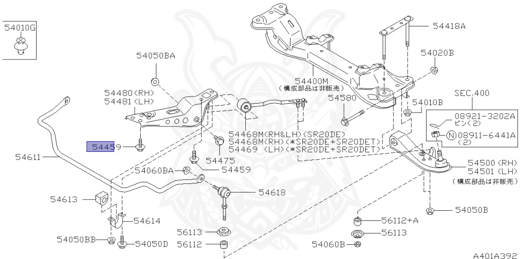 Nissan - Silvia - S15 - 2001 - SPEC R - HARDTOP(K) - AUTOMATIC-FLOOR SHIFT(AT.F4) - TWO WHEELS STEERING(2WS) - SR20DET