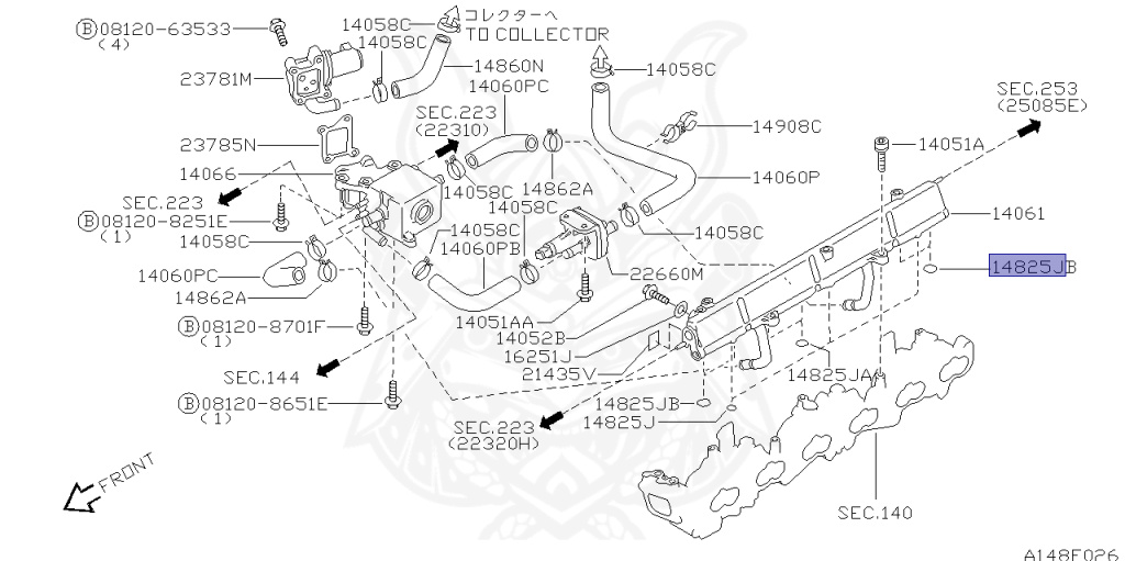 Nissan - Skyline GT-R - BNR32 - 1990 - GT-R - 2-door sports coupe (2K) - Hi-cast 4-link (HI.4WD) - MANUAL TRANSMISSION(MT) - RB26DETT