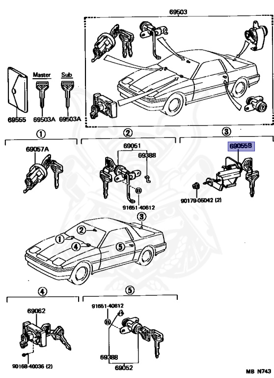 Toyota - Supra A70 MKIII - GA70 - 1989 - GT TURBO TYPE - LIFTBACK (AERO TOP) - Manual - 1GGTEU