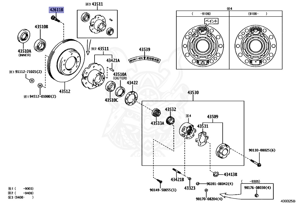 スズキ 90942-02053 - Toyota - HUB BOLT (FOR FRONT AXLE) - Nengun Performance