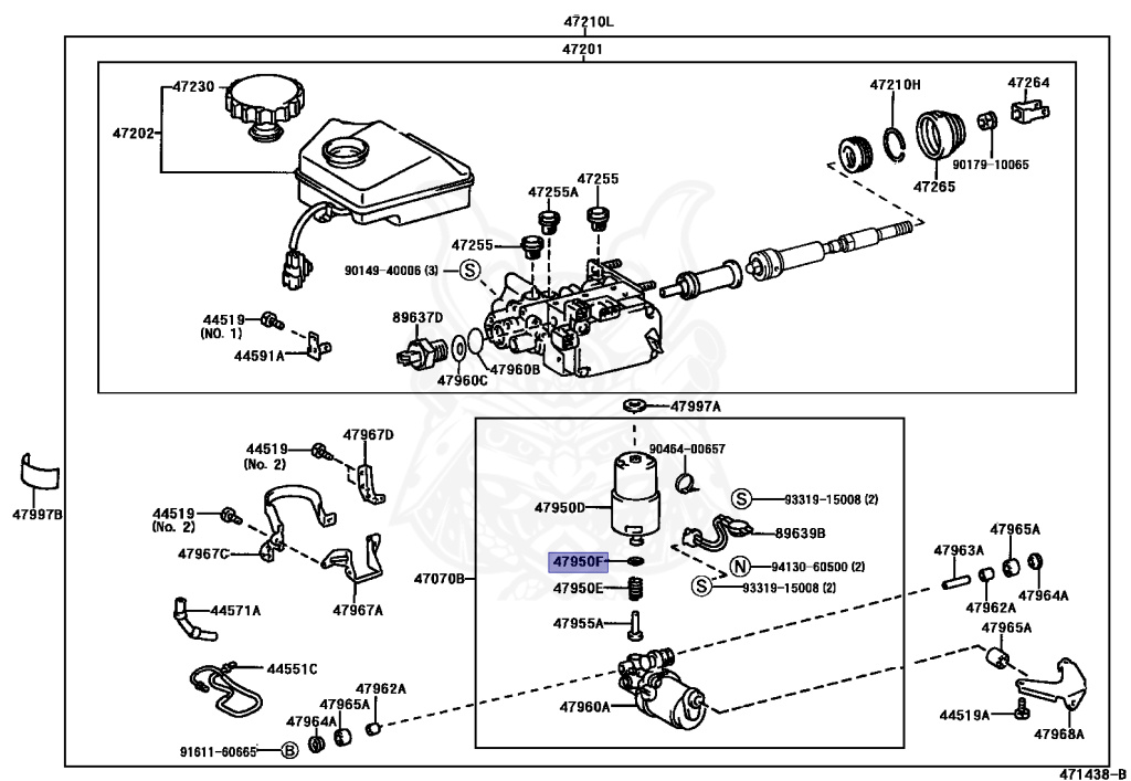 M 90301-13014 - Toyota - O-RING (FOR BRAKE BOOSTER ACCUMULATOR