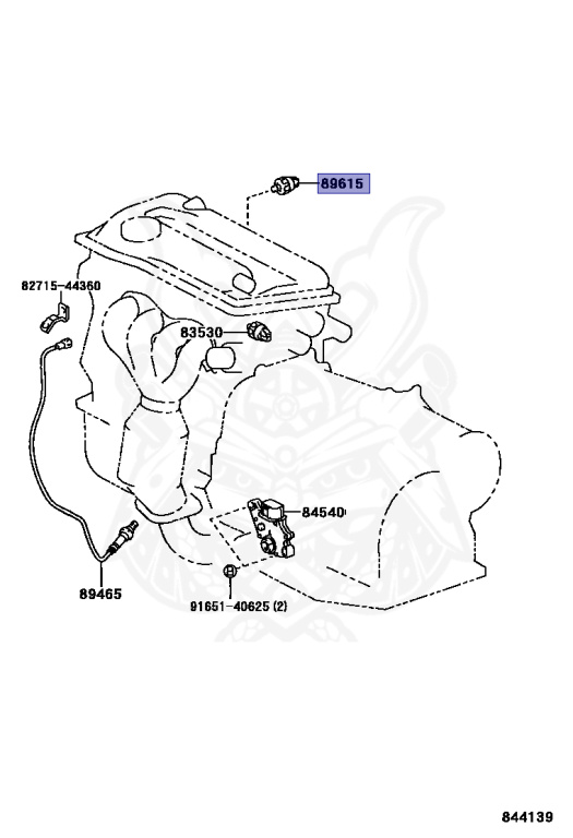 Toyota - Nadia - ACN10 - 2001 - L TYPE - STANDARD TYPE - 1AZFSE
