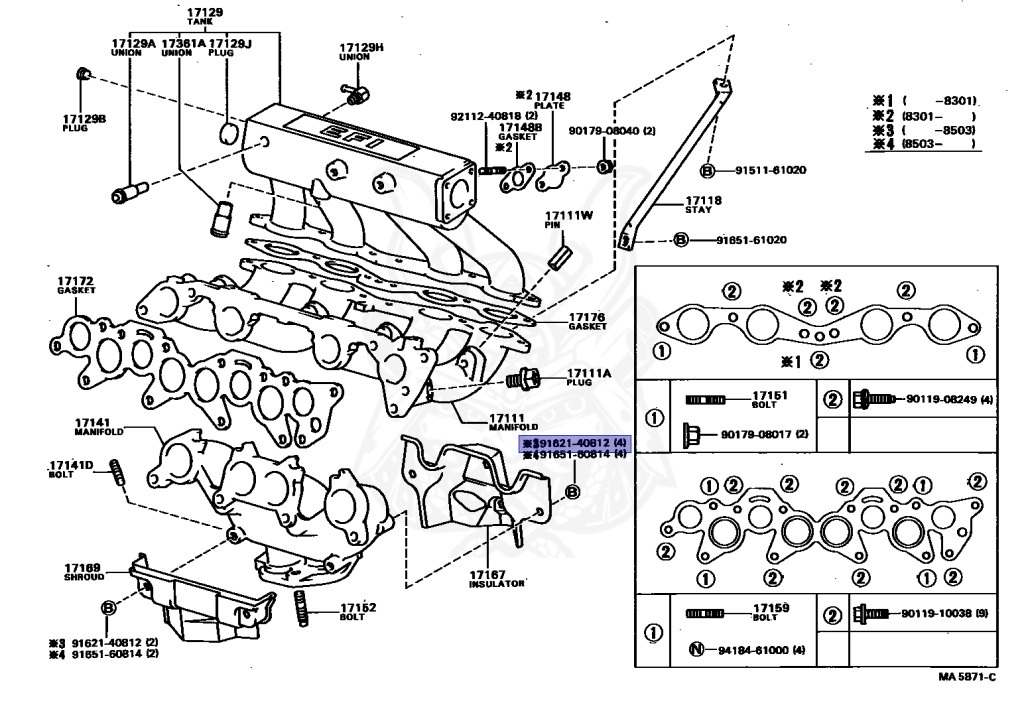 ろーる 91621-40812 - Toyota - BOLT - Nengun Performance