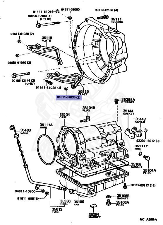 91611-61035 - Toyota - BOLT - Nengun Performance