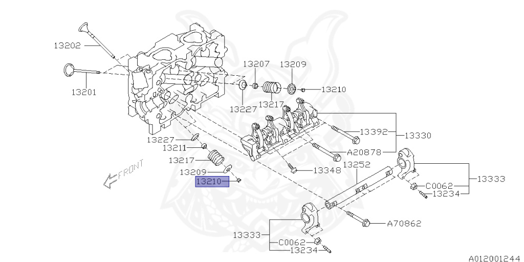 Subaru - Legacy Touring Wagon - BR9 - Jan-2009 - Dec-2012 - 25I - Wagon - 4W - Torque converter - Right hand - EJ255
