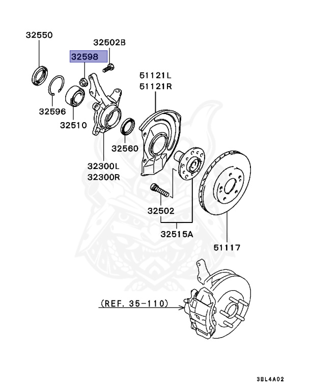 Mitsubishi - FTO - DE3A - 1999 - HNFH - 6A12