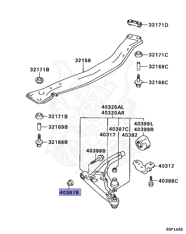 Mitsubishi - Chariot - N33W - 1991 - HLRHE - 4G63
