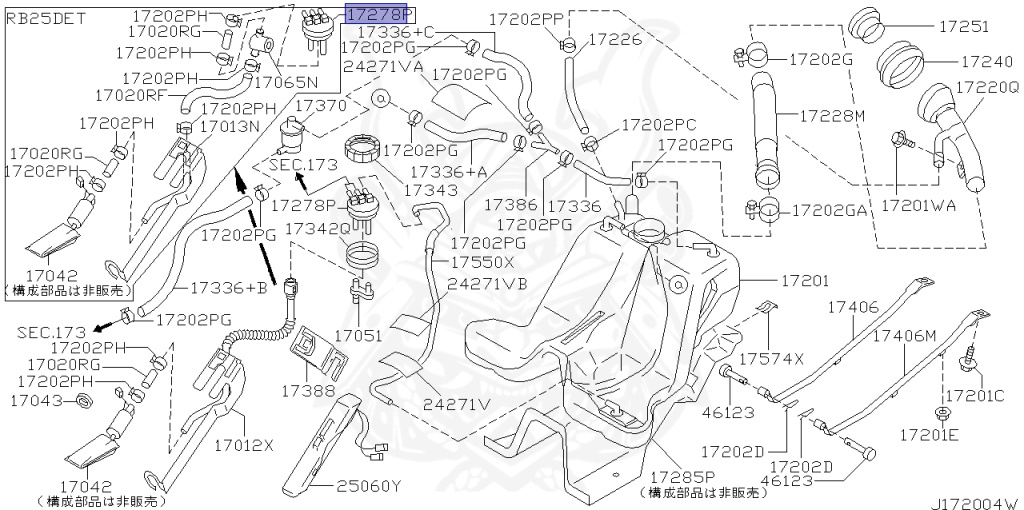 Nissan - Laurel - C35 - 2000 - Club S Type X - HARDTOP(K) - 2 WHEEL DRIVE(2WD) - AUTOMATIC TRANSMISSION(AT) - IRS TYPE(IRS) - RB25DE