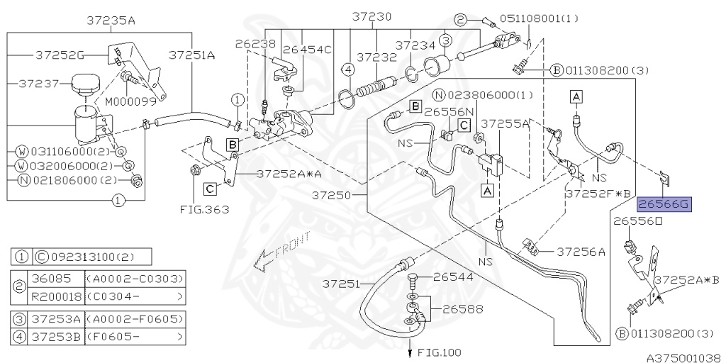 Subaru - Impreza WRX STI - GDB - Jan-2000 - STI - Sedan - 4W - 6-speed manual transmission - Right hand - EJ207