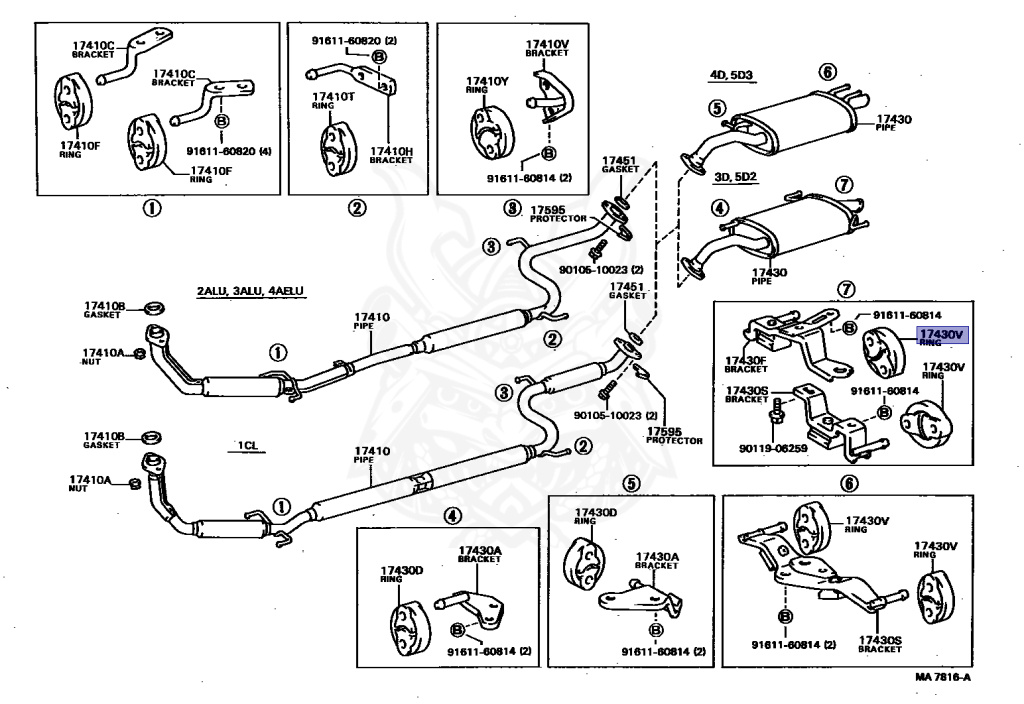 Toyota - Corolla - CE80 - 1984 - GL TYPE - 4-DOOR - Manual - 1CL