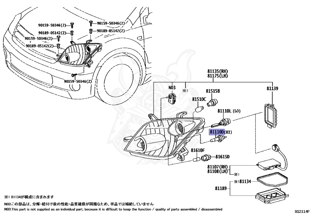 Toyota - ist - NCP60 - 2003 - F TYPE - 2NZFE