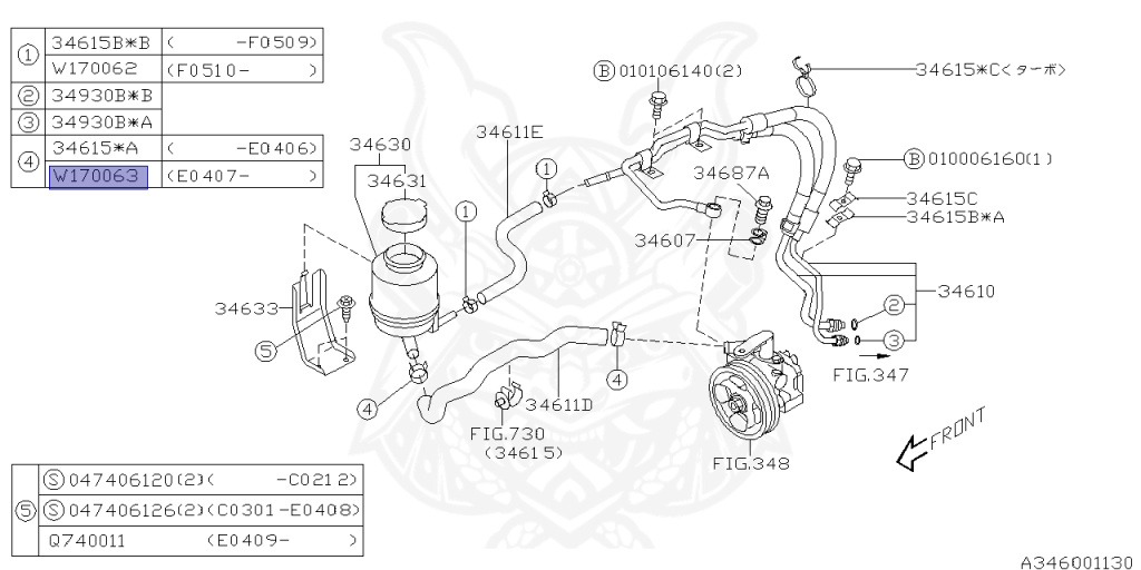 Subaru - Impreza - GGC - Jan-2006 - 15R - Wagon - 2W - Automatic Transmission - Right hand - 154