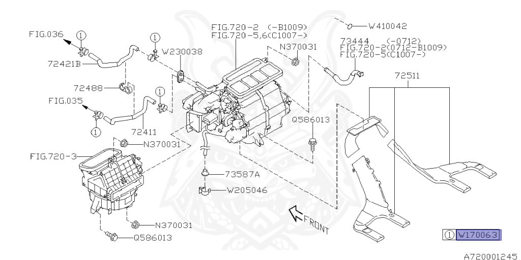 Subaru - Forester - SH5 - Jan-2007 - Dec-2010 - XS - Wagon - 4W - 4-speed automatic transmission - Right hand - EJ20T