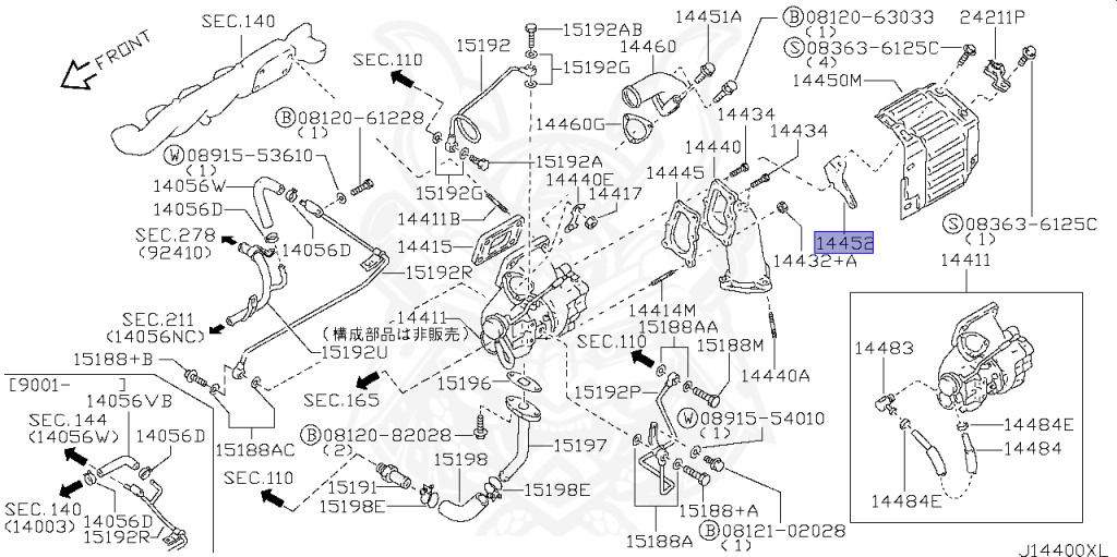 Nissan - Skyline - R32 GTS-t/4 - HCR32 - 1992 - GTST. Type M - 4-door sports sedan (4K) - Hi-Cas 2-Link (HI.2WD) - MANUAL TRANS 5-SPEED(MT.F5) - RB20DET