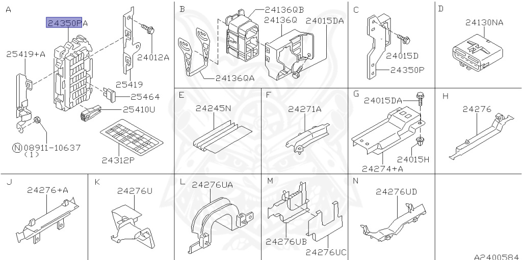 Nissan - Silvia - S15 - 1999 - SEDAN - HARDTOP(K) - AUTOMATIC-FLOOR SHIFT(AT.F4) - TWO WHEELS STEERING(2WS) - SR20DE