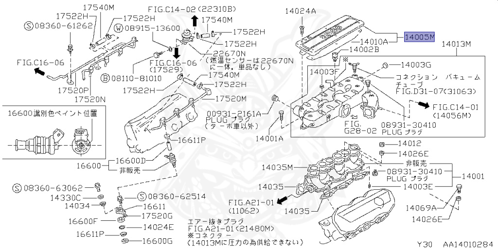 Nissan - Cedric/Gloria - Y30 - 1984 - BRO TYPE - SEDAN(S) - AUTOMATIC TRANSMISSION(FA) - VG30E