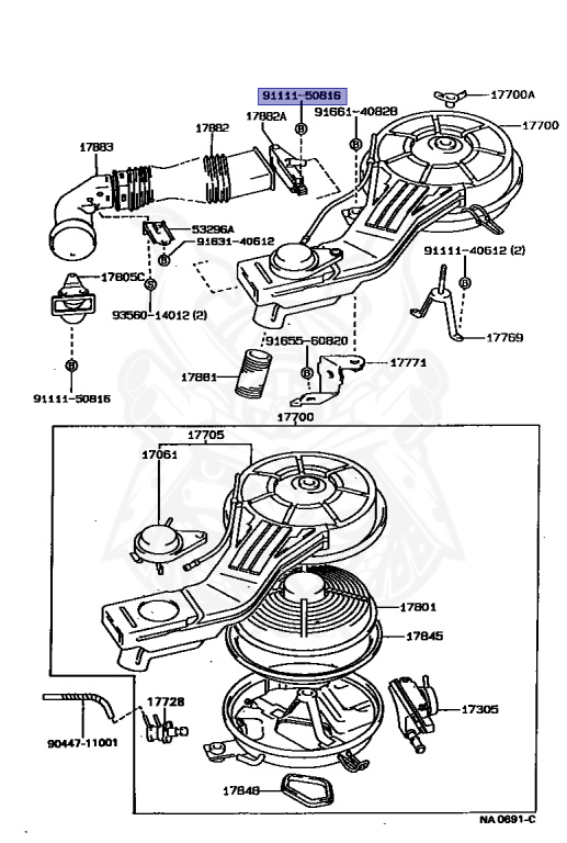 91111-50816 - Toyota - Bolt - Nengun Performance