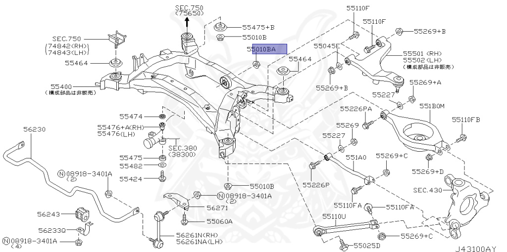 Nissan - Skyline - V35 - 2001 - 250GT FOUR - SEDAN(S) - 4 WHEEL DRIVE(4WD) - 5 SPEED A/T(AT.F5) - VQ25DD