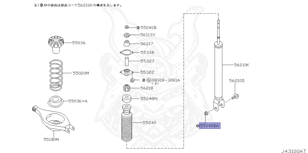 Nissan - Stagea - M35 - 2001 - 250RX FOUR - WAGON(W) - 4 WHEEL DRIVE(4WD) - 5 SPEED A/T(AT.F5) - IRS TYPE(IRS) - VQ25DD