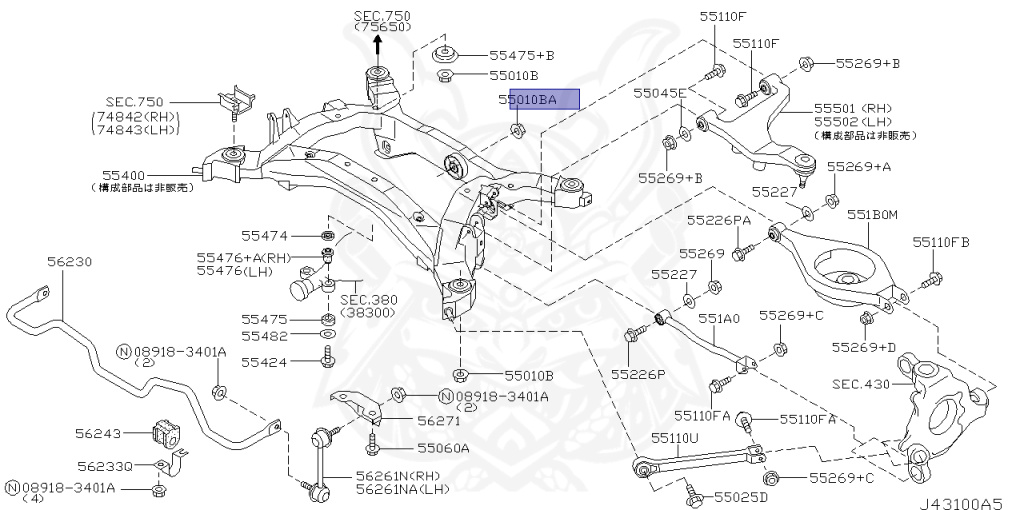 Nissan - Skyline - V35 - 2002 - 250GTE - SEDAN(S) - 2 WHEEL DRIVE(2WD) - AUTOMATIC-FLOOR SHIFT(AT.F4) - VQ25DD