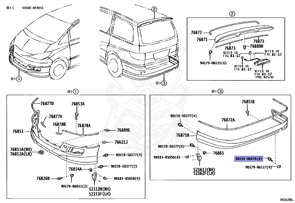 Toyota - Estima - ACR30W - 2003 - G TYPE - 2AZFE
