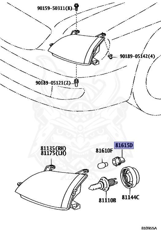 Toyota - Nadia - SXN10 - 1998 - GRADE EXPRESSION BY PACKAGE OPT UNTIL APR.2001 - STANDARD TYPE - 3SFSE