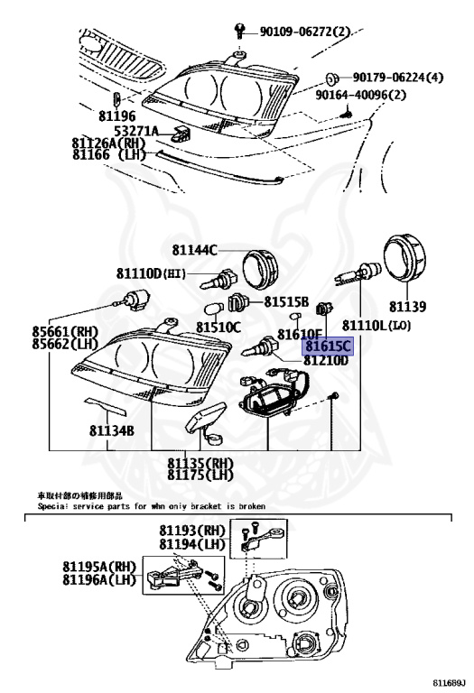 Toyota - Harrier - MCU15W - 2000 - WAGON - 1MZFE