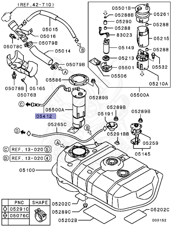 Mitsubishi - Minicab Truck - U62T - 1998 - HNSE7 - 3G83