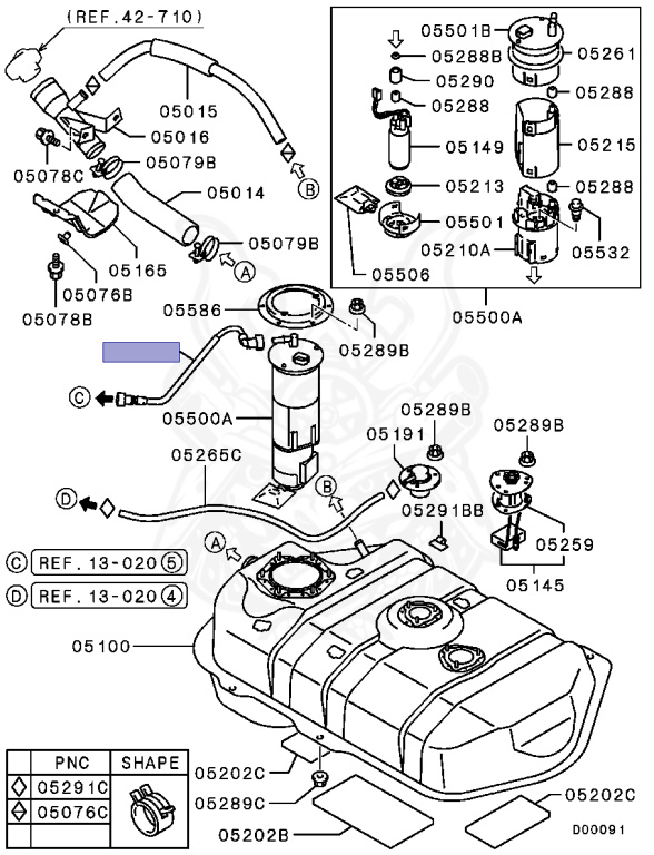 Mitsubishi - Minicab Truck - U62T - 1999 - HNSA1 - 3G83