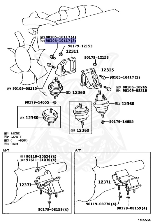 Toyota - Supra A80 MKIV - JZA80 - 1996 - RZ TYPE - LIFTBACK - Manual - 2JZGTE