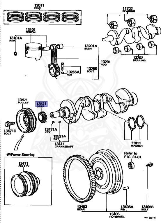 Toyota - Crown - RS110 - 1981 - STANDARD TYPE - 4-DOOR - Manual - 5RU