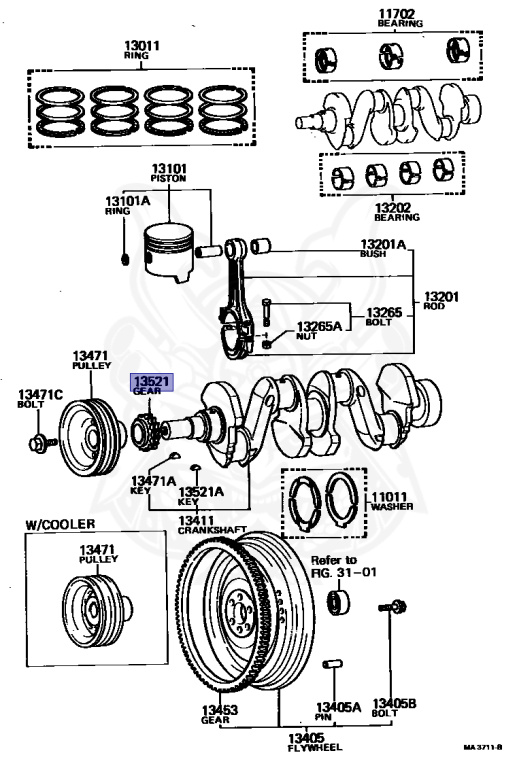 Toyota - Stout - RK110 - 1979 - LOW DECK,PICKUP(STANDARD DECK 1-SIDE OPEN) - 5R