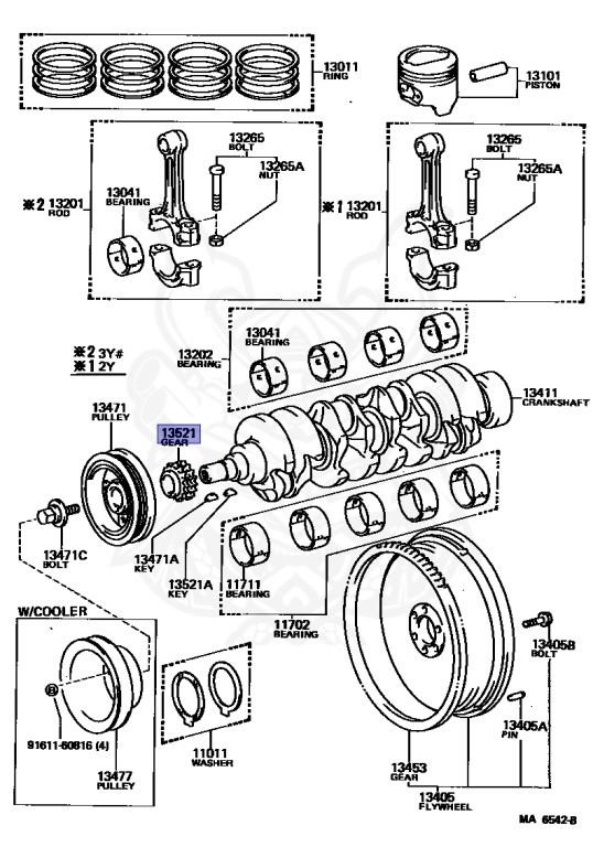 Toyota - Hiace - YH51G - 1982 - CUSTOM TYPE - WAGON - Automatic - 3YU