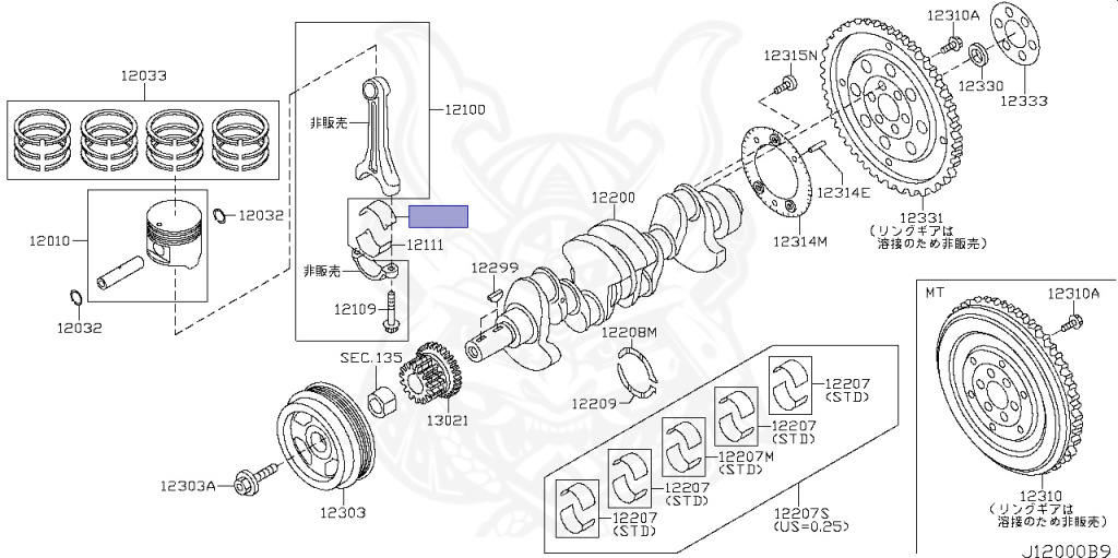 Nissan - X-Trail - T30 - 2000 - SEDAN - WAGON(W) - 4 WHEEL DRIVE(4WD) - AUTOMATIC TRANSMISSION(AT) - QR20DE