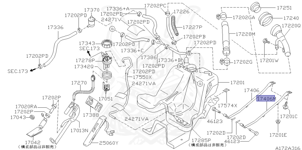 Nissan - Skyline - R34 25GT - ENR34 - 1998 - 25GT - 2-door hardtop (2K) - AUTOMATIC-FLOOR SHIFT(AT.F4) - High-speed 2-link (IRS.2WD) - RB25DE
