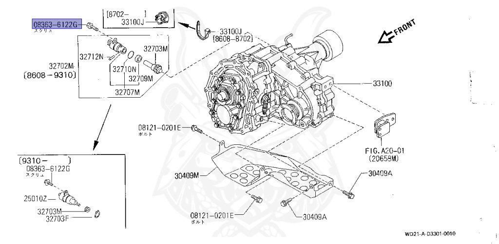 Nissan - Pathfinder - WD21 - 1995 - R3M - WAGON 4 DOOR(W/4D) - 4 WHEEL DRIVE(4WD) - AUTOMATIC TRANSMISSION(AT) - VG30E