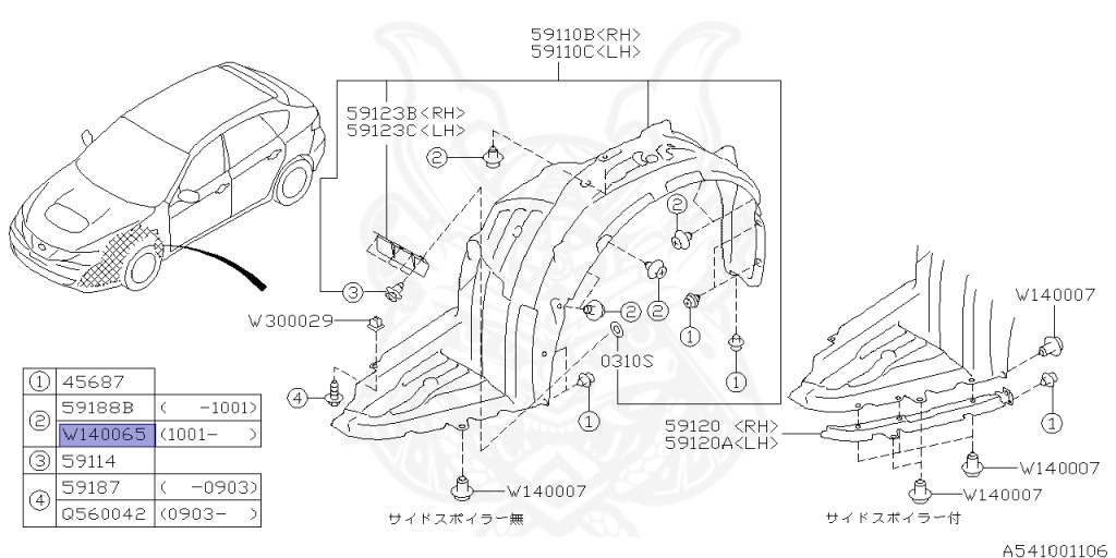 Subaru - Impreza WRX STI - GRB - Jan-2008 - ｽﾍﾟﾂｸC - Wagon - 4W - 6-speed manual transmission - Right hand - EJ20T
