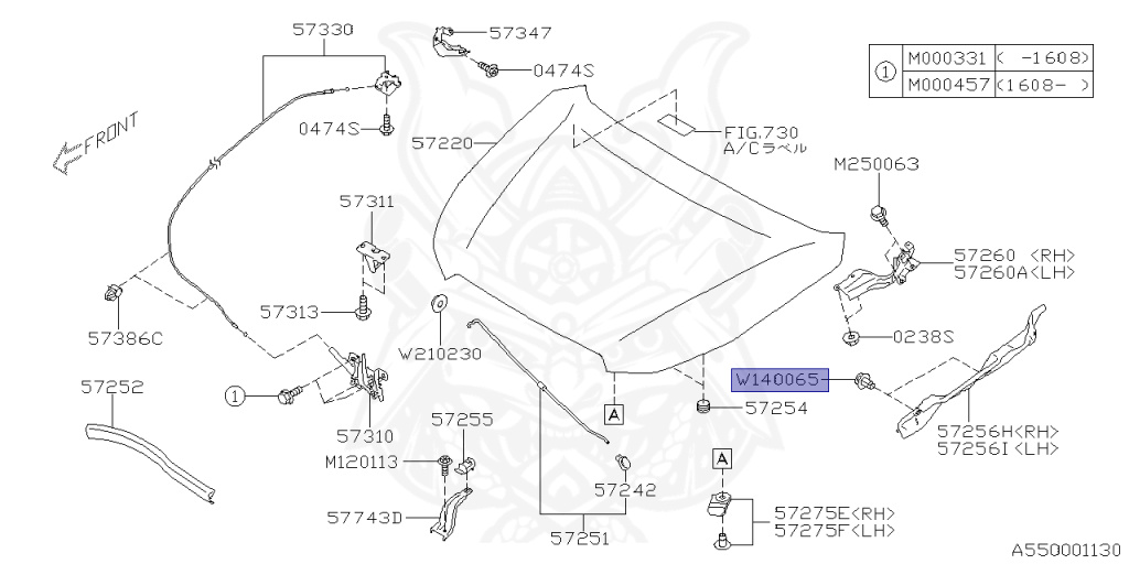 Subaru - Impreza G4 - GJ7 - Jan-2011 - 20I - Sedan - 4W - Torque converter type double-header transmission - Right hand - 20A
