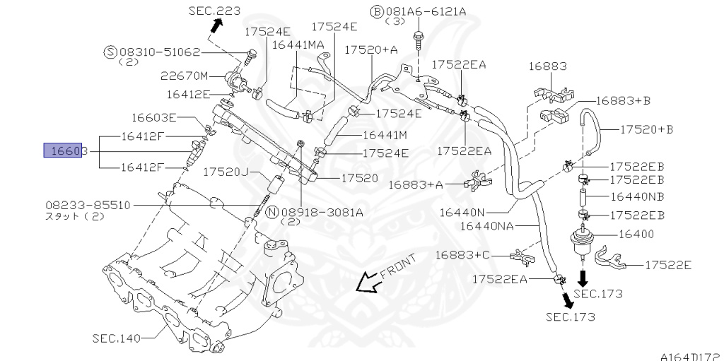 Nissan - Bluebird - U14 - 2001 - SSS TYPE - SEDAN(S) - 2 WHEEL DRIVE(2WD) - MANUAL TRANS 5-SPEED(MT.F5) - QG18DE