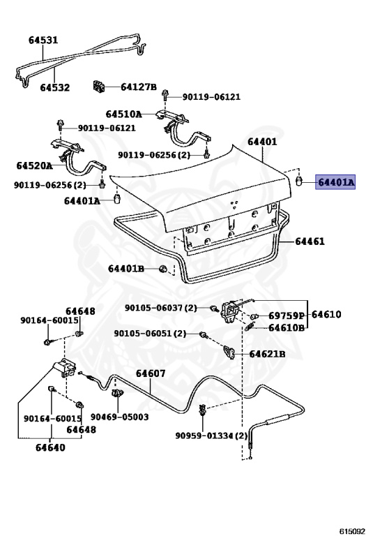 Toyota - Corolla - EE101 - 1995 - XE TYPE - 4-DOOR(SEDAN) - Manual - 4EFE