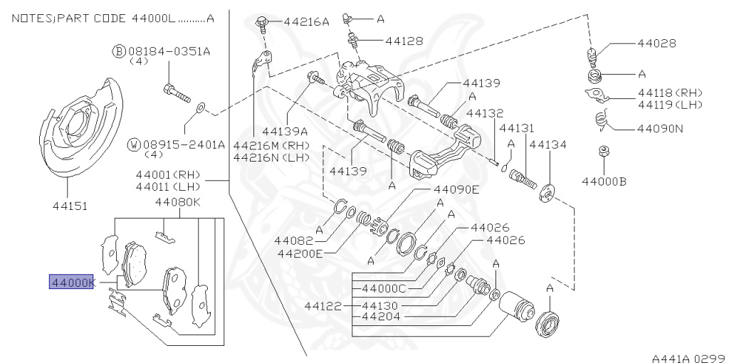 Nissan - Silvia - S15 - 1999 - SEDAN - HARDTOP(K) - MANUAL TRANS 5-SPEED(MT.F5) - TWO WHEELS STEERING(2WS) - SR20DE